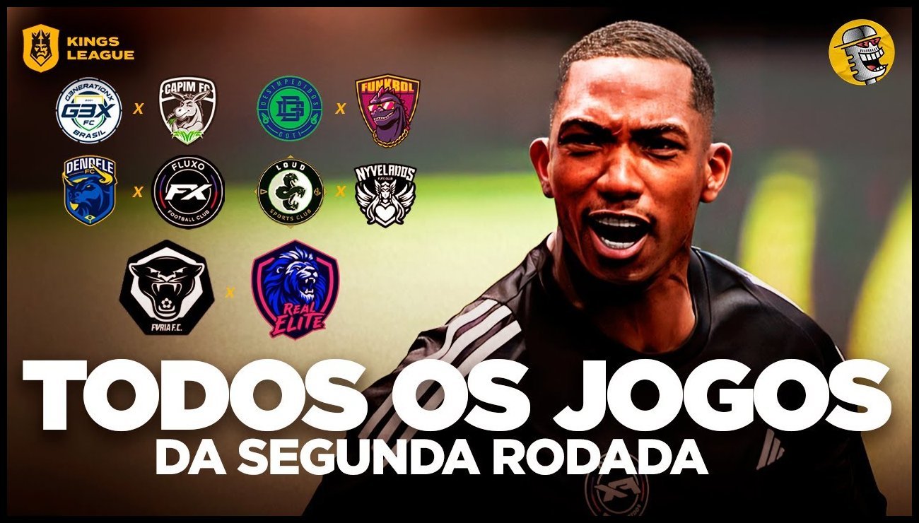 KINGS LEAGUE BRAZIL – RODADA 2 _ TODOS OS JOGOS – 01 de abril de 2025