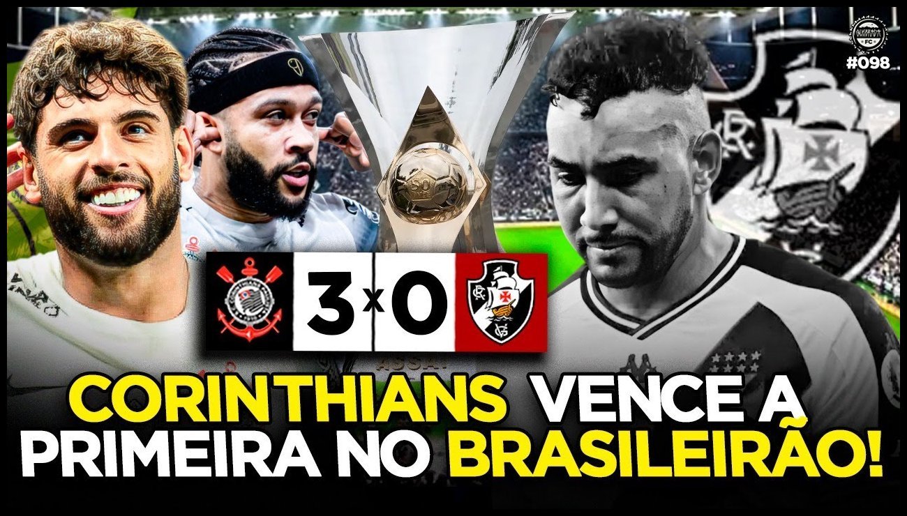 MEMPHIS E YURI DECIDEM PRO TIMÃO: O PÓS-JOGO DE CORINTHIANS 3X0 VASCO – QUEBRADA FC #99 – 06 de abril de 2025
