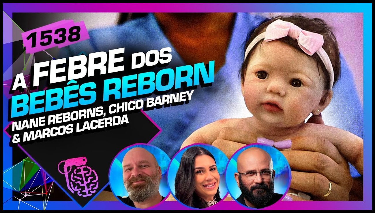 A FEBRE DOS BEBÊS REBORN_ MARCOS LACERDA, NANE E CHICO BARNEY – Inteligência Ltda. Podcast #1538 – 21 de maio de 2025