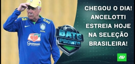 [Bate-Pronto – Íntegra] É HOJE! Ancelotti ESTREIA na Seleção em JOGO DURÍSSIMO pelas Eliminatórias! _ BATE-PRONTO – 05 de junho de 2025