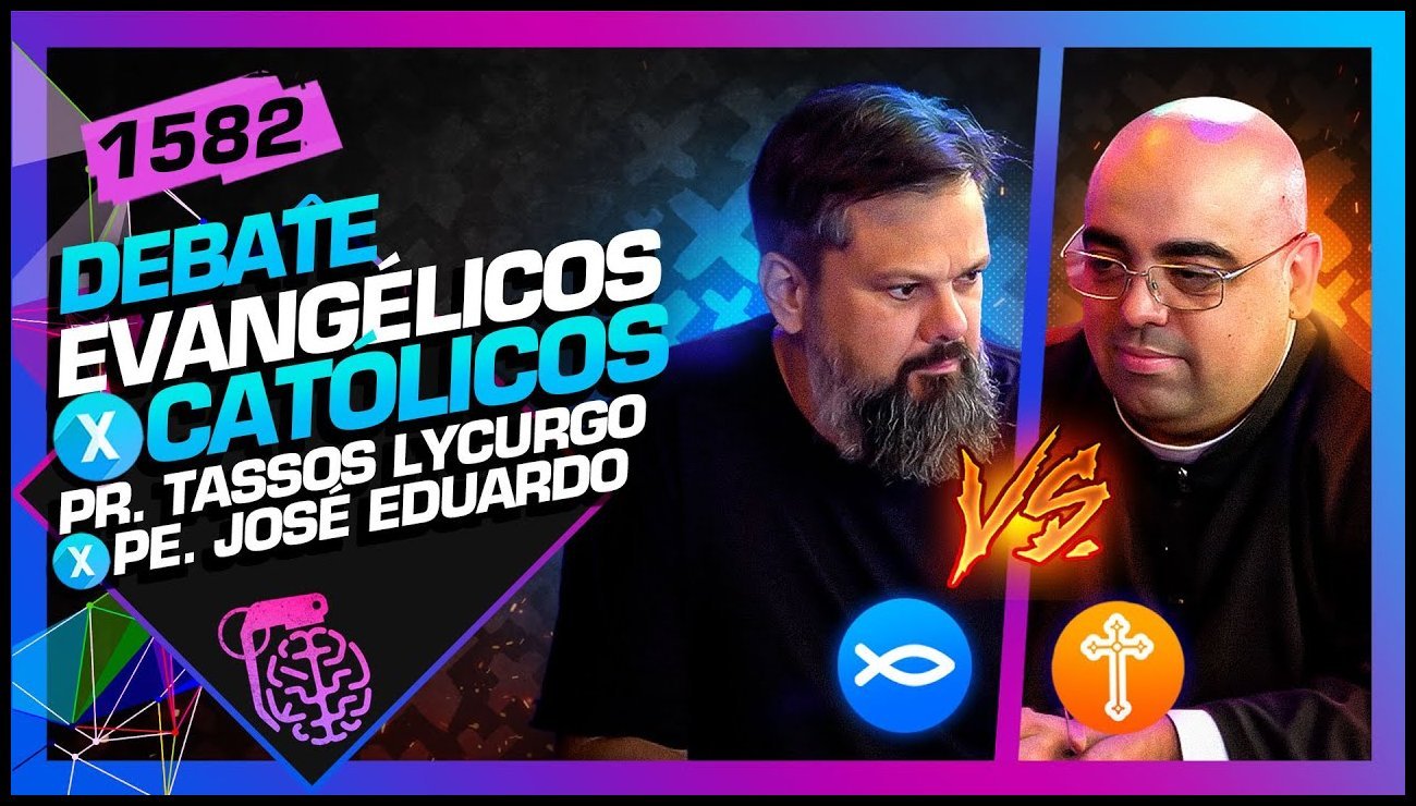 DEBATE: CATÓLICOS X EVANGÉLICOS: PE JOSE EDUARDO E PASTOR TASSOS – Inteligência Ltda.Podcast #1582 – 09 de julho de 2025