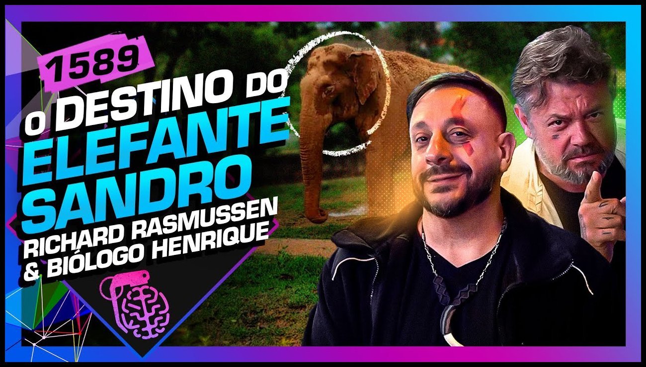 ELEFANTE SANDRO – RICHARD RASMUSSEN E BIOLOGO HENRIQUE – Inteligência Ltda.Podcast #1589 – 16 de julho de 2025